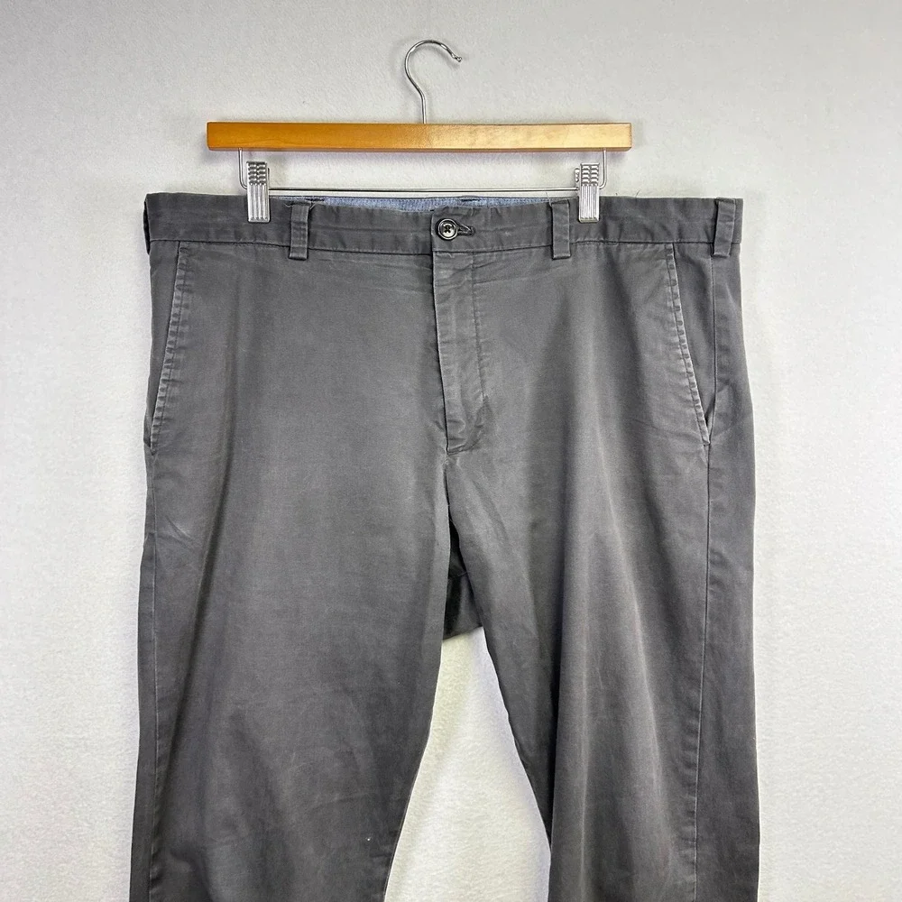 Banana Republic Fulton Skinny Chino Pants‎ Men Charcoal Gray Size 38x30